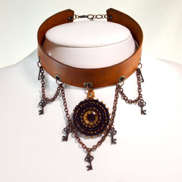 Leather Steampunk Choker