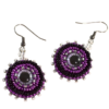 Purple-Eye-Earrings