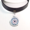 Blue Zombie Eye Choker