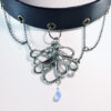 silver octopus necklace choker