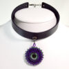 Gothic Purple Choker Necklace