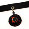 Vampire Eye Pendant Choker