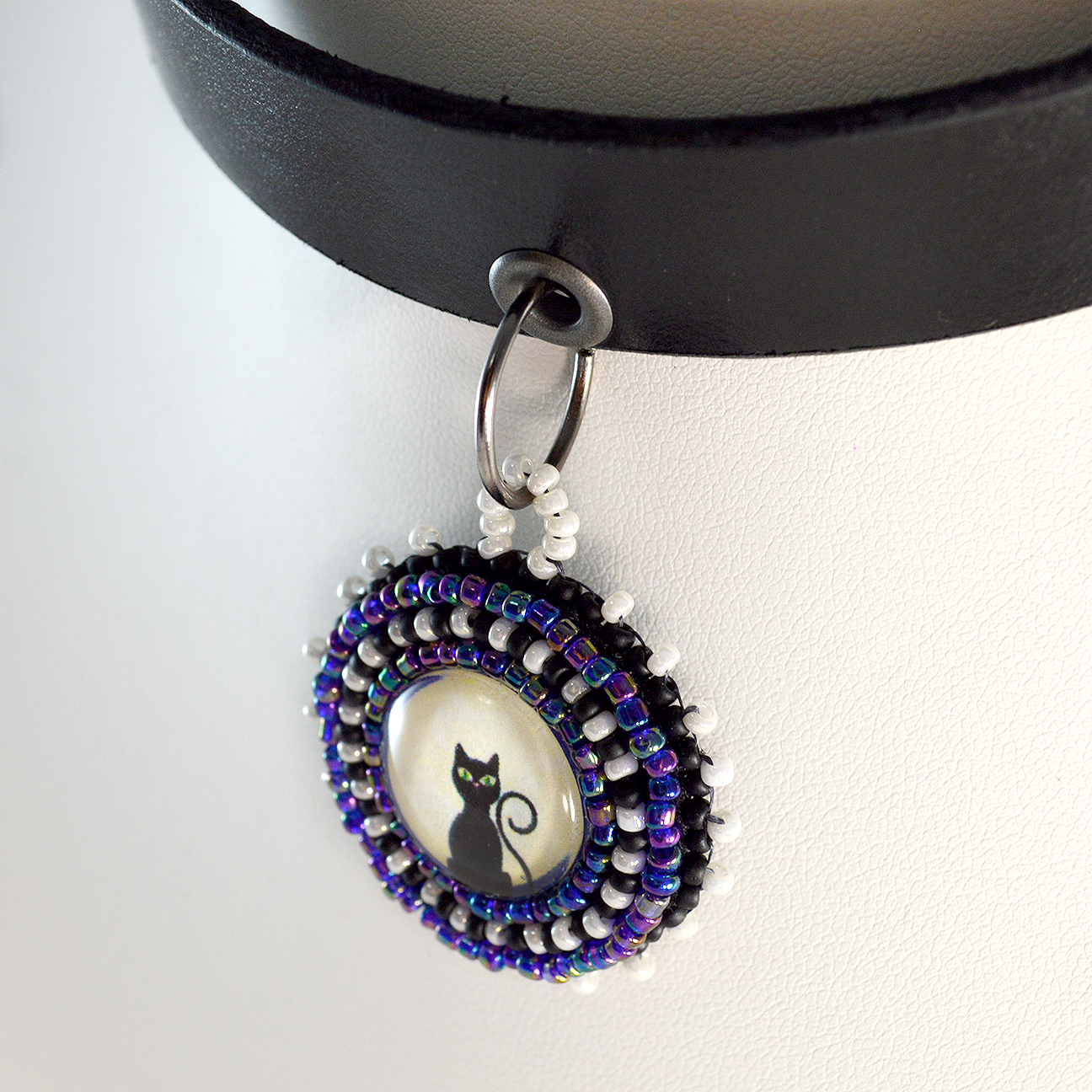 Cat Choker Necklace Halloween Jewelry Twisted Pixies