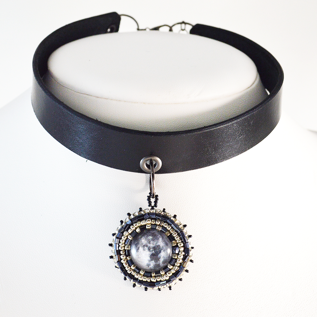 Moon Choker Necklace Gothic Jewelry Twisted Pixies