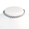 Thin Choker in Sparkling Silver - Twisted Pixies