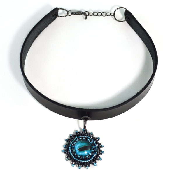 Blue Octopus Choker