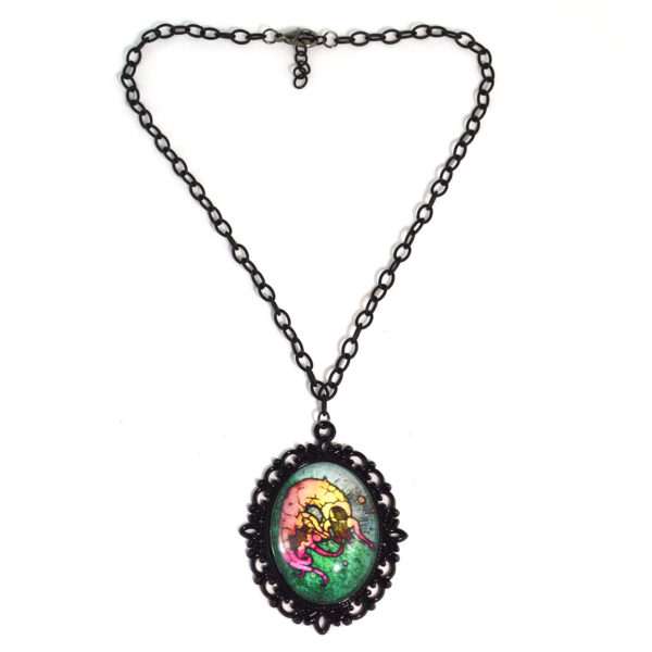 Gothic-Mermiad-Necklace (2) Gothic Mermaid Necklace