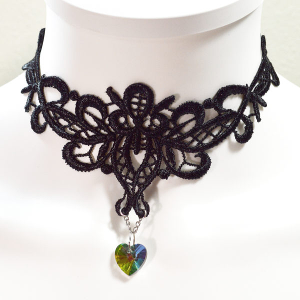 black jeweled choker