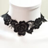 black lace choker