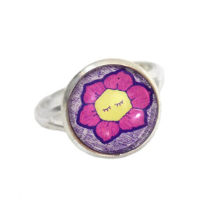 wonderland jewelry flower ring