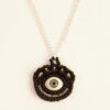 evil eye pendant necklace edgy jewelry