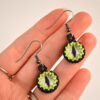 glow in the dark dragon eye earrings