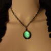 glow in the dark mermaid necklace