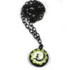 glow in the dark dark fairy moon necklace