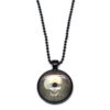 holographic skull necklace for men and women