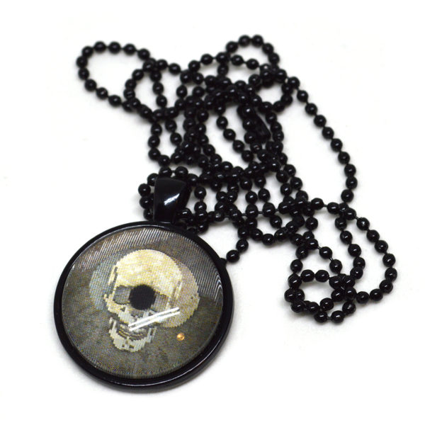 holographic skull necklace for men and women