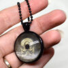 holographic skull necklace for men and women