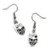 skull-carm-gothic-earrings skull charm gothic earrings