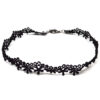 skinny black lace dainty choker