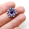 light purple third eye bindi