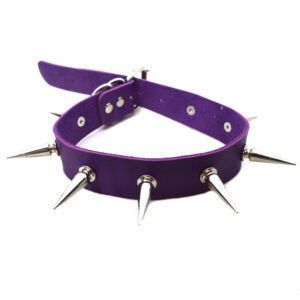 Gothic Leather Chokers - Twisted Pixies